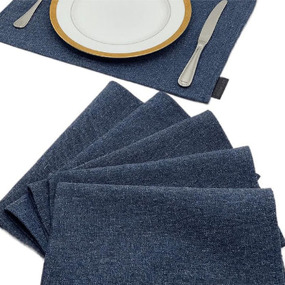Linen Placemats Set 6 Pieces of Placemats and Runner