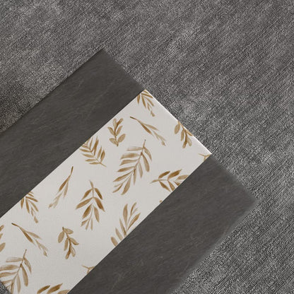 Eve Canvas Table Runner in Gold & Blue, a Durable Decorative Centerpiece with an Elegant and Glamorous Metallic Pattern, 35x140 cm, perfect for adding a Touch of Chic Sophistication