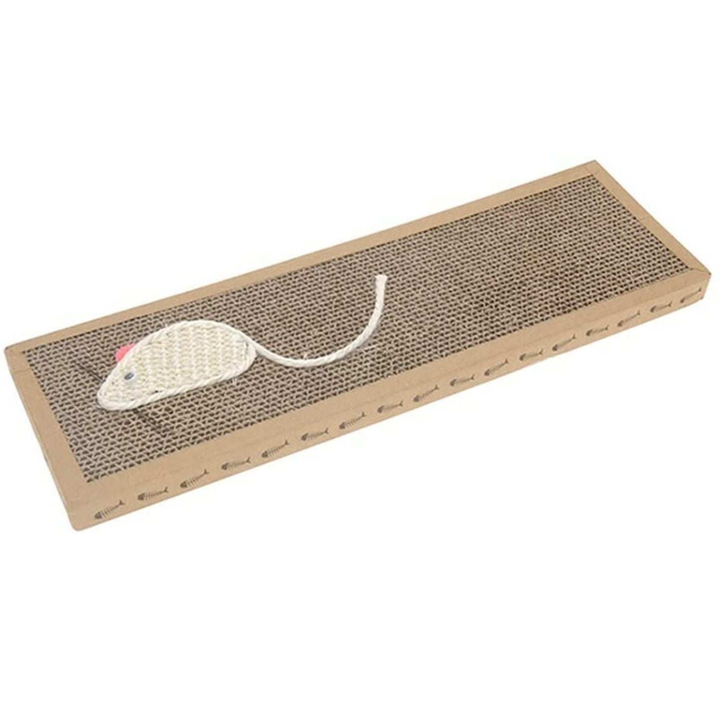 2pk Cat Scratching Board | 37 x 12cm | Reversible Cat Scratcher Cardboard Cat Scratchers for Indoor Cats, Small & Large | Cat Scratching Pad Cat Scratch Board Cat Cardboard Scratcher for Cats