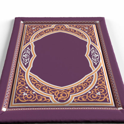Sojoud Padded Prayer Mat Soft Premium Velvet Face - Luxurious And Comfortable Prayer Rug With Elegant Design - Thickness Foam For An Ultimate Comfort Experience