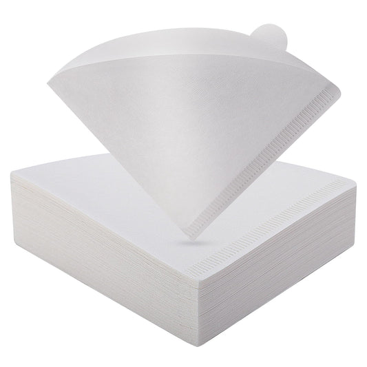 wonmain Coffee Filters,100CPS Size 01, Cone 1-2 Cups Unbleached Natural Brown Disposable Coffee Filter Paper,For Filter and Drip Coffee Machines.