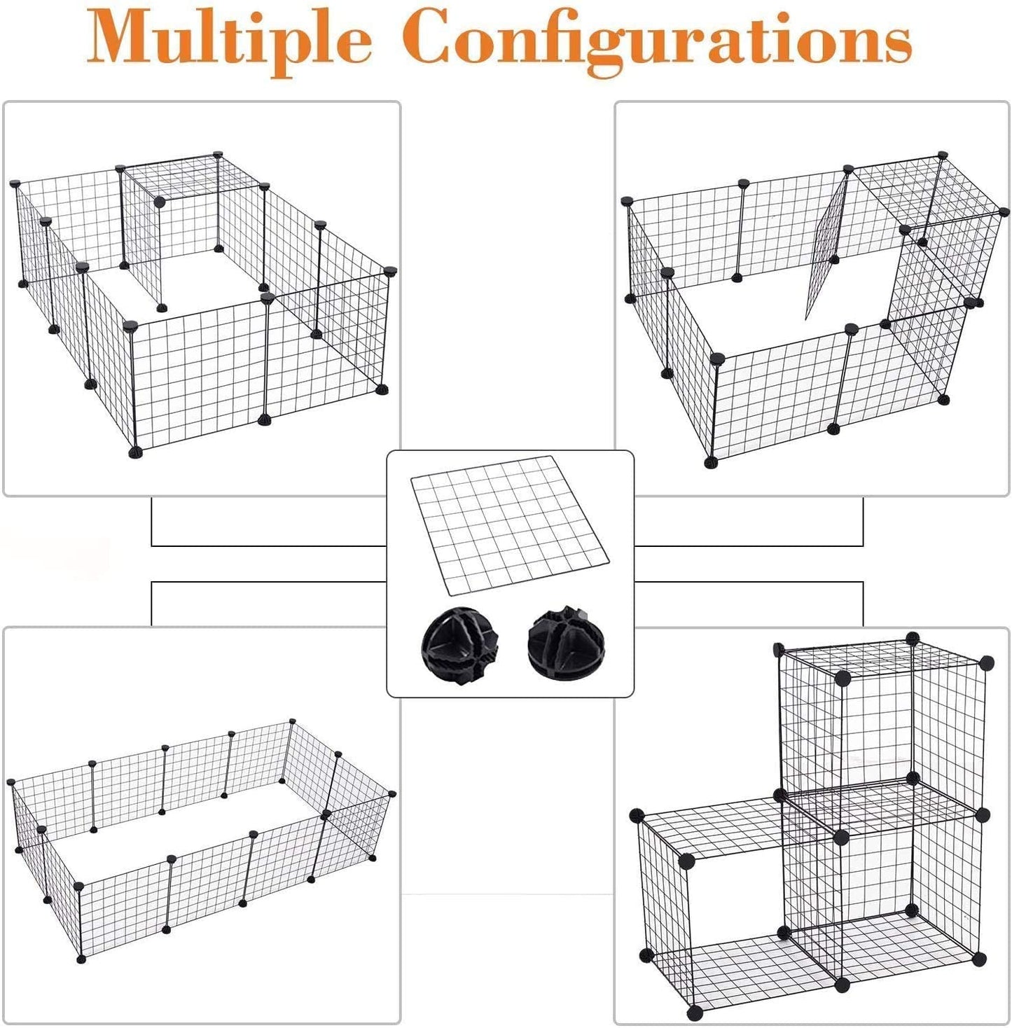 CYY 12 Panels Metal Playpen for Pet