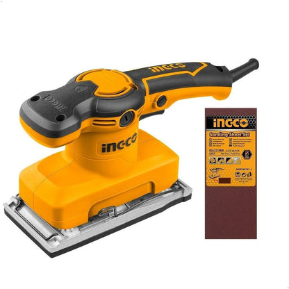 inGCO FS3208 Finishing Sander with Sanding Papers - 320 Watt