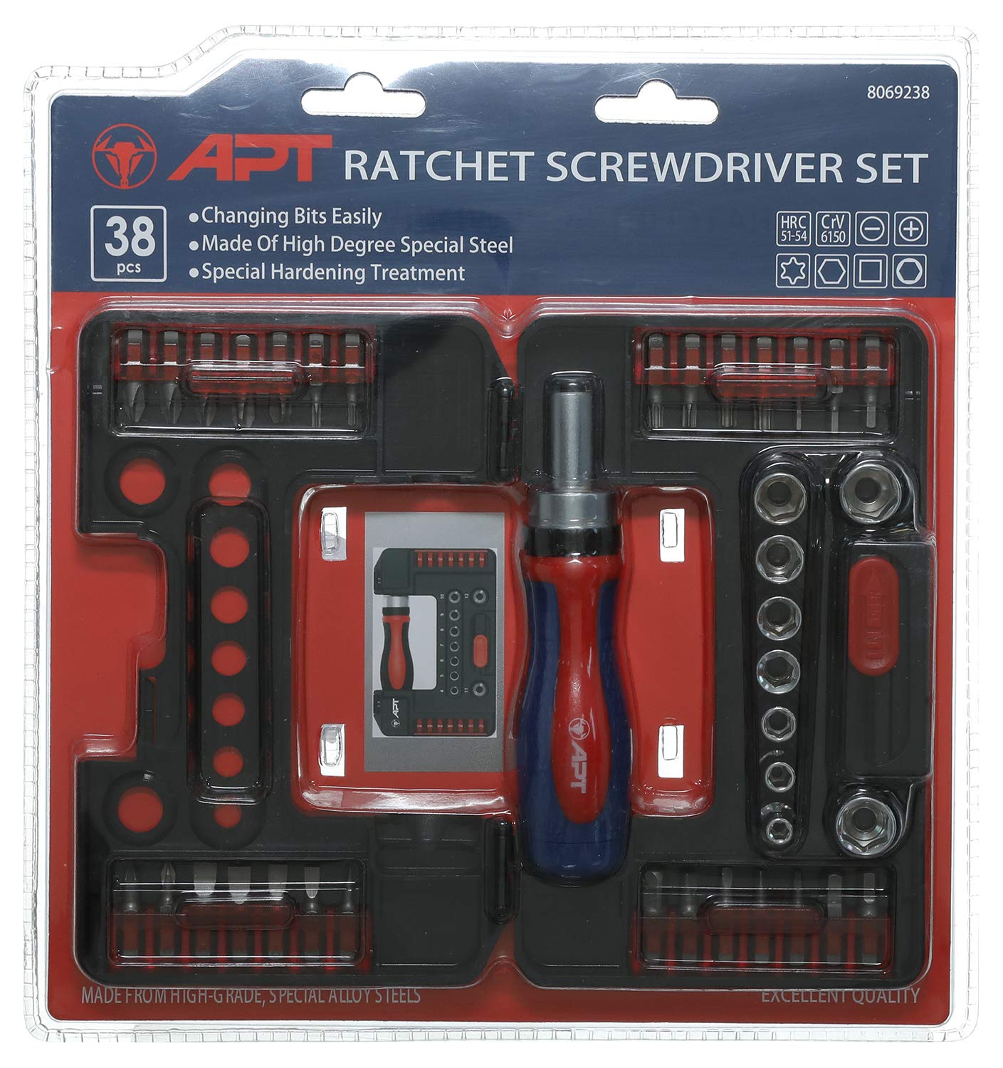 APT Ratchet Screwdriver Set 38 Pieces