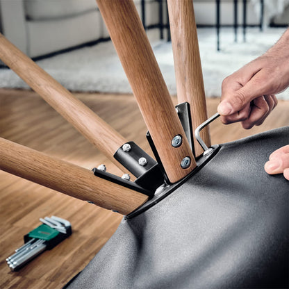 Bosch Home and Garden Allen key set 9 pieces (multifunctional allen keys made of high quality S2 steel; 1.5-10 mm; long arm; 30 degree angle with ball-shaped end; rust proof)