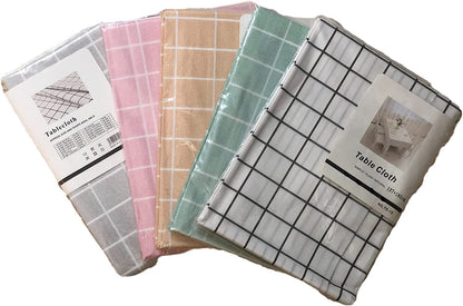 Year Waterproof PVC Rectangle Tablecloth - 54 x 72 inches (light green)