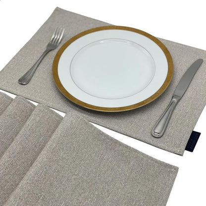 Linen Placemats Set 6 Pieces of Placemats and Runner