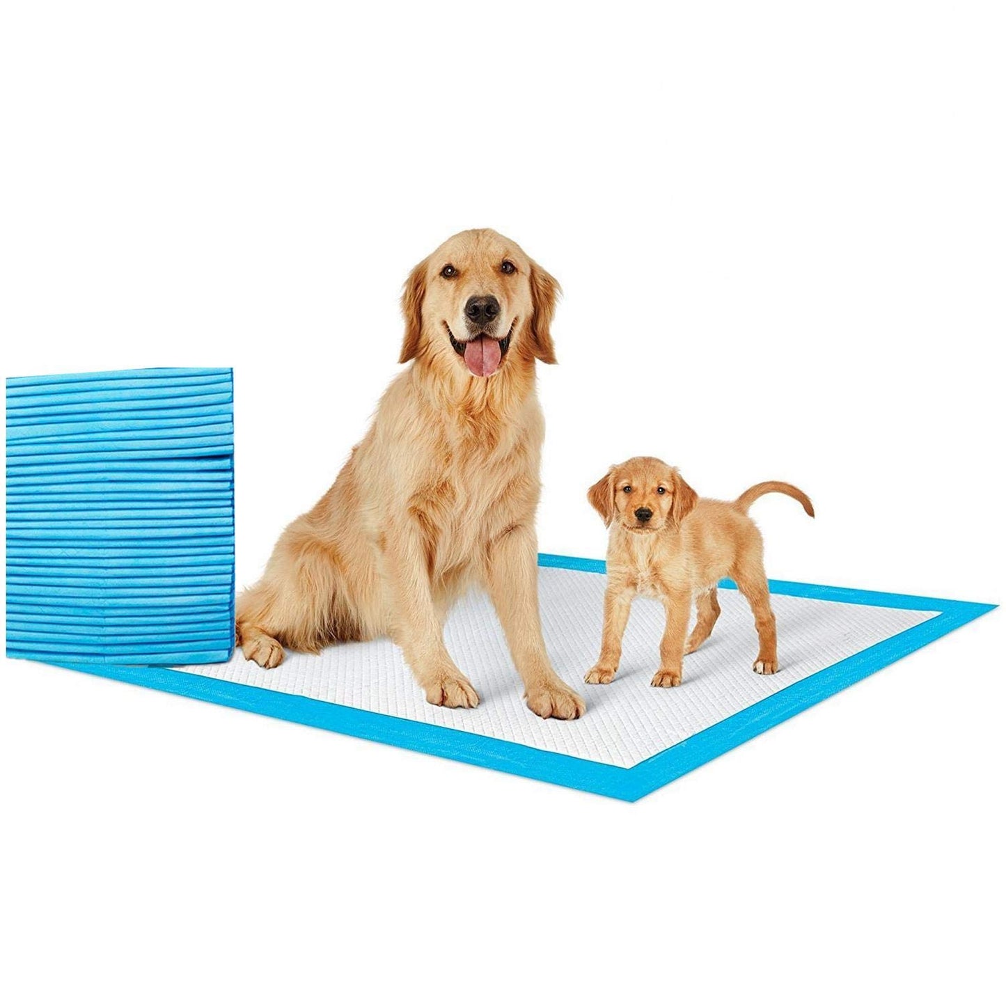 Other 50pcs Pet Pee Pads Disposable Absorbent Quick Drying Leak-Proof Pads for Potty Training, 45x60cm, Blue