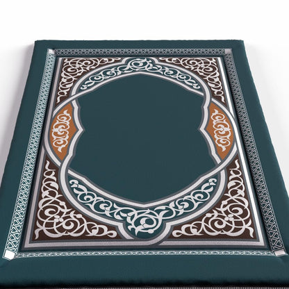 Sojoud Padded Prayer Mat Soft Premium Velvet Face - Luxurious And Comfortable Prayer Rug With Elegant Design - Thickness Foam For An Ultimate Comfort Experience