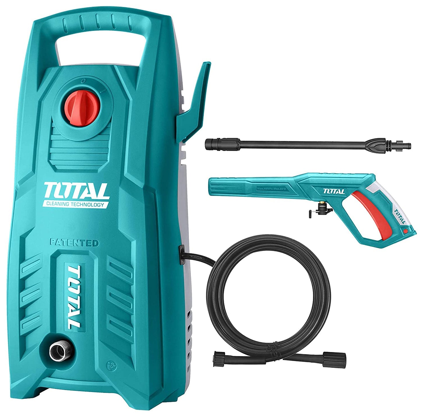 Total TGT11316 High pressure washer with Carbon Brush Motor - 1400W