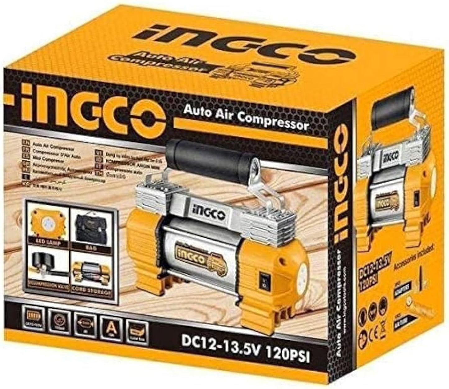 Ingco AAC2508 Air Compressor 2 Piston