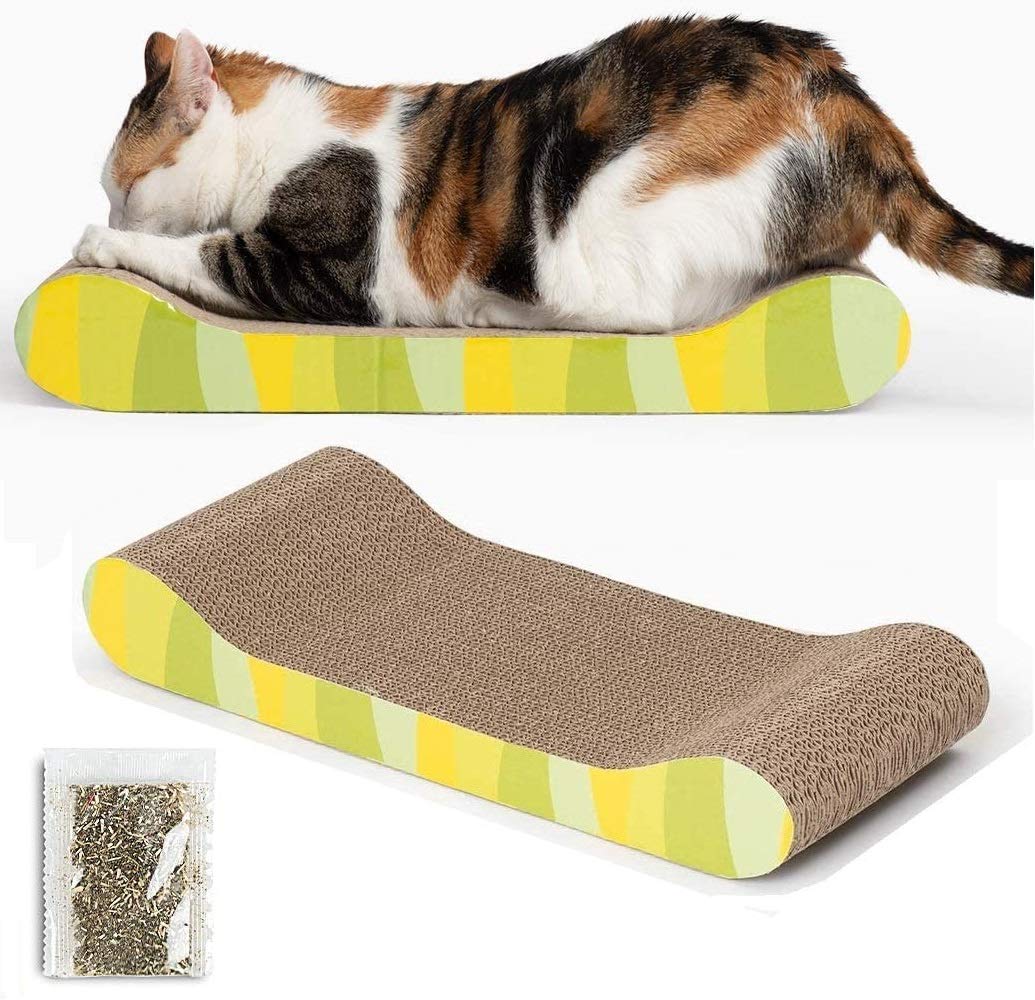 Chaya Cat Scratching Board Mat Scratching Bed Board Cat Scratching Board Sofa Rest Pet Furniture (Color Random)