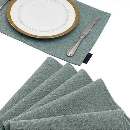Linen Placemats Set 6 Pieces of Placemats and Runner