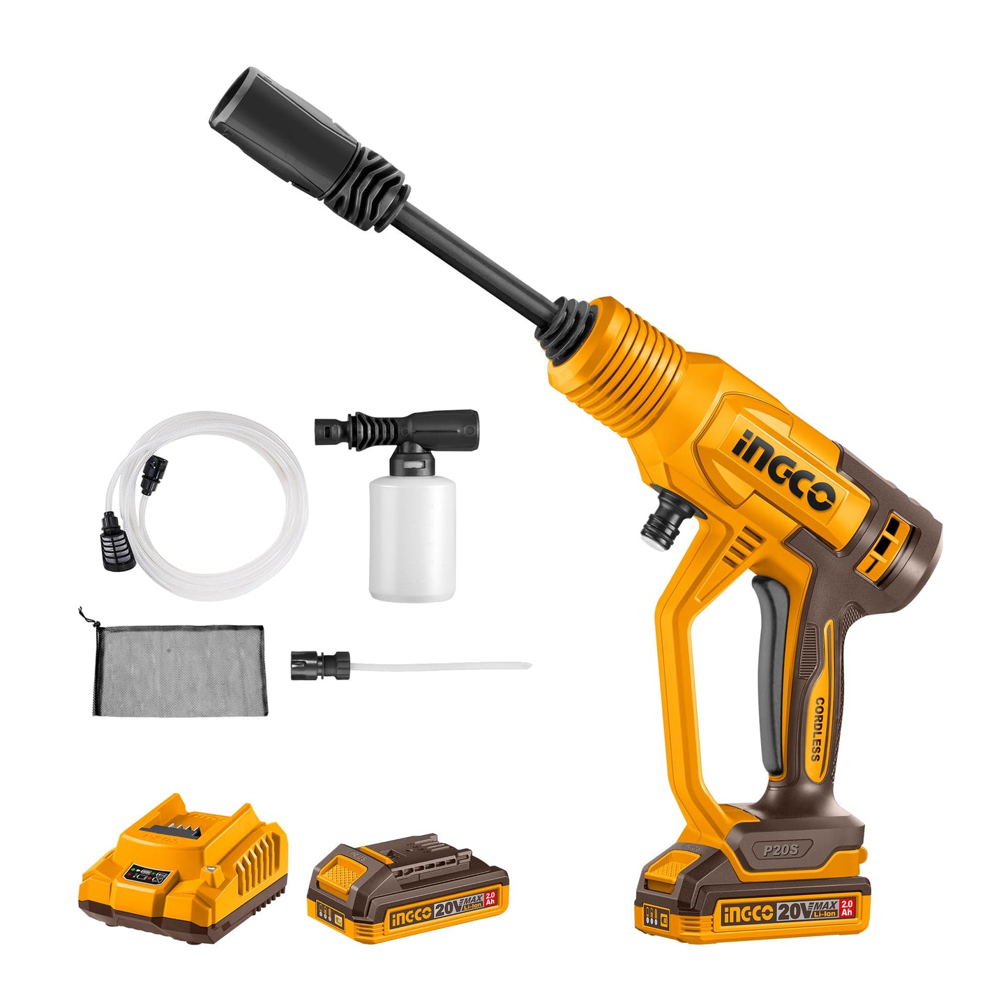 Ingco 24.8 Bar Cordless 20V Battery Powered Washer