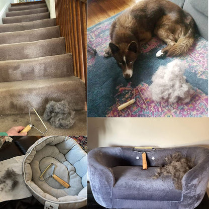 BUNEPO Portable Lint Remover,Pet Hair Cleaner,Portable Lint Remover,Lint Roller for pet Hair,Used to Remove Dust and Pet Hair from Clothes,Furniture,Curtains,Blankets,Sofas (2Pcs)