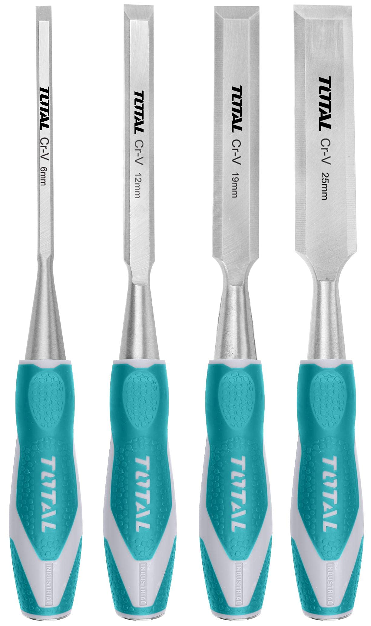Total Tools 4 Pieces Wood Chisel Set Tht41k0401