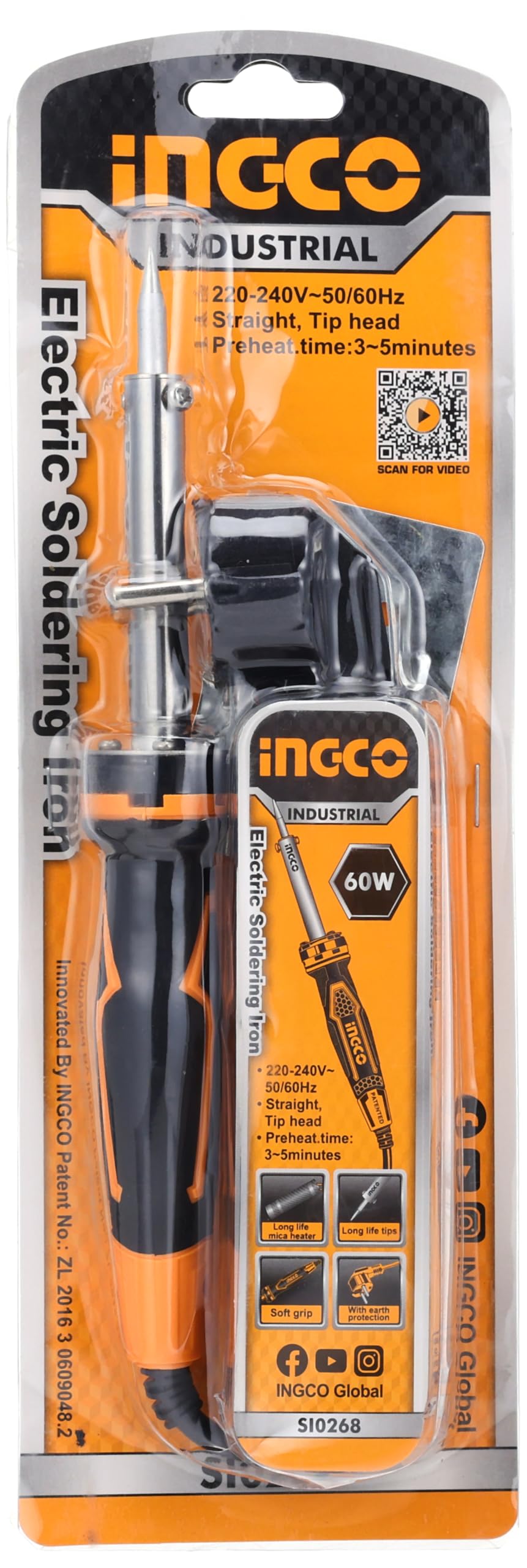 Anco SI0248 Electric Solder Irons with Metal Holder - 40 Watts