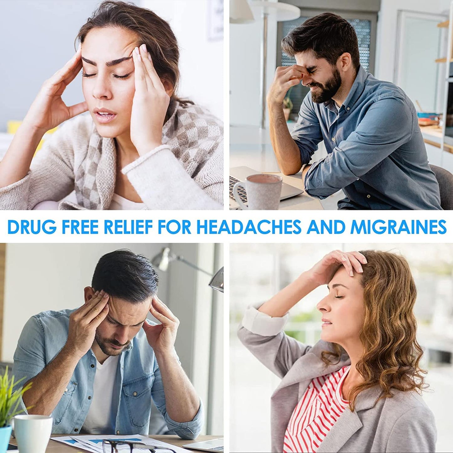 YDMAJF Migraine Mask, Cooling Mask, Headache, Gel Cooling Hat, Reusable Migraine Hat, Headache Relief Cap, Relief Cap, Headache Mask for Relieving Migraines / Headaches