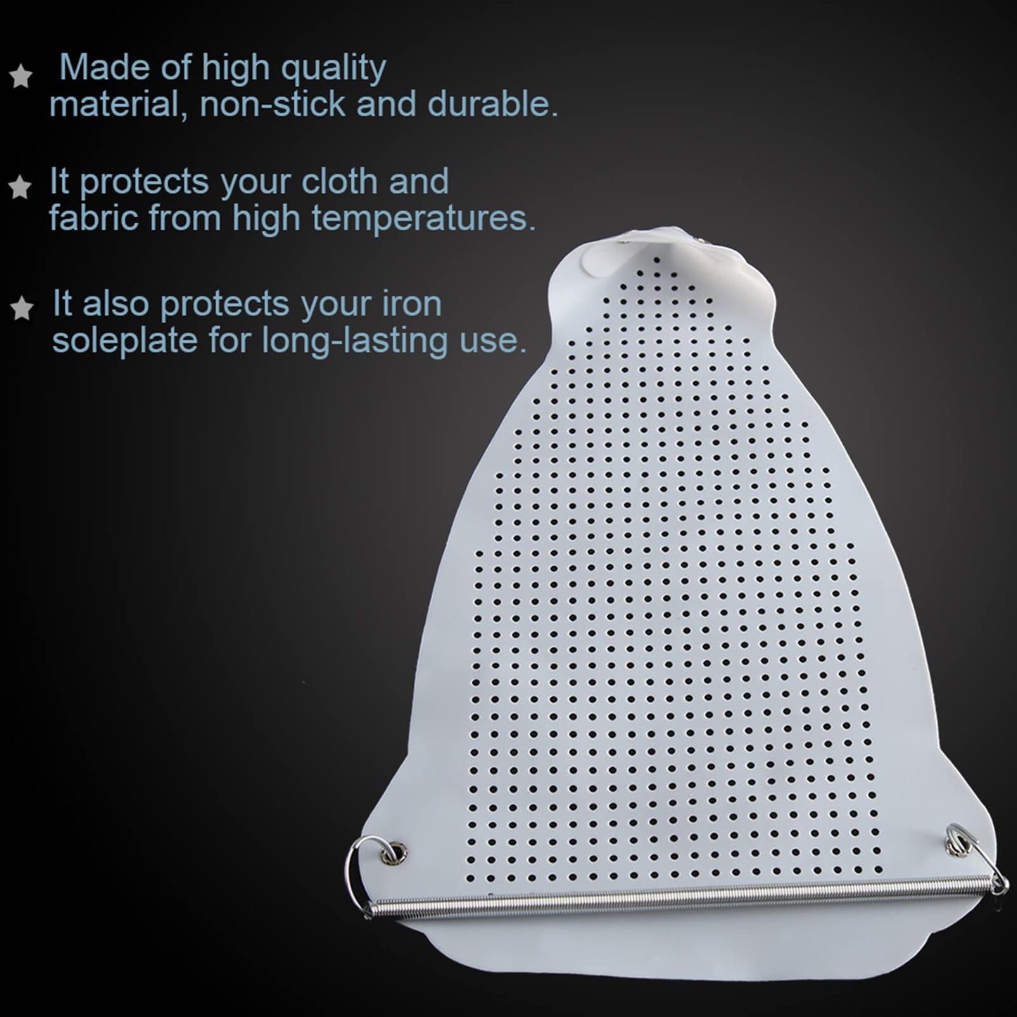 Wobythan Iron Sole Cover Teflon Plate Heat Protector Shield for Electric Protect Cloth Fabrics