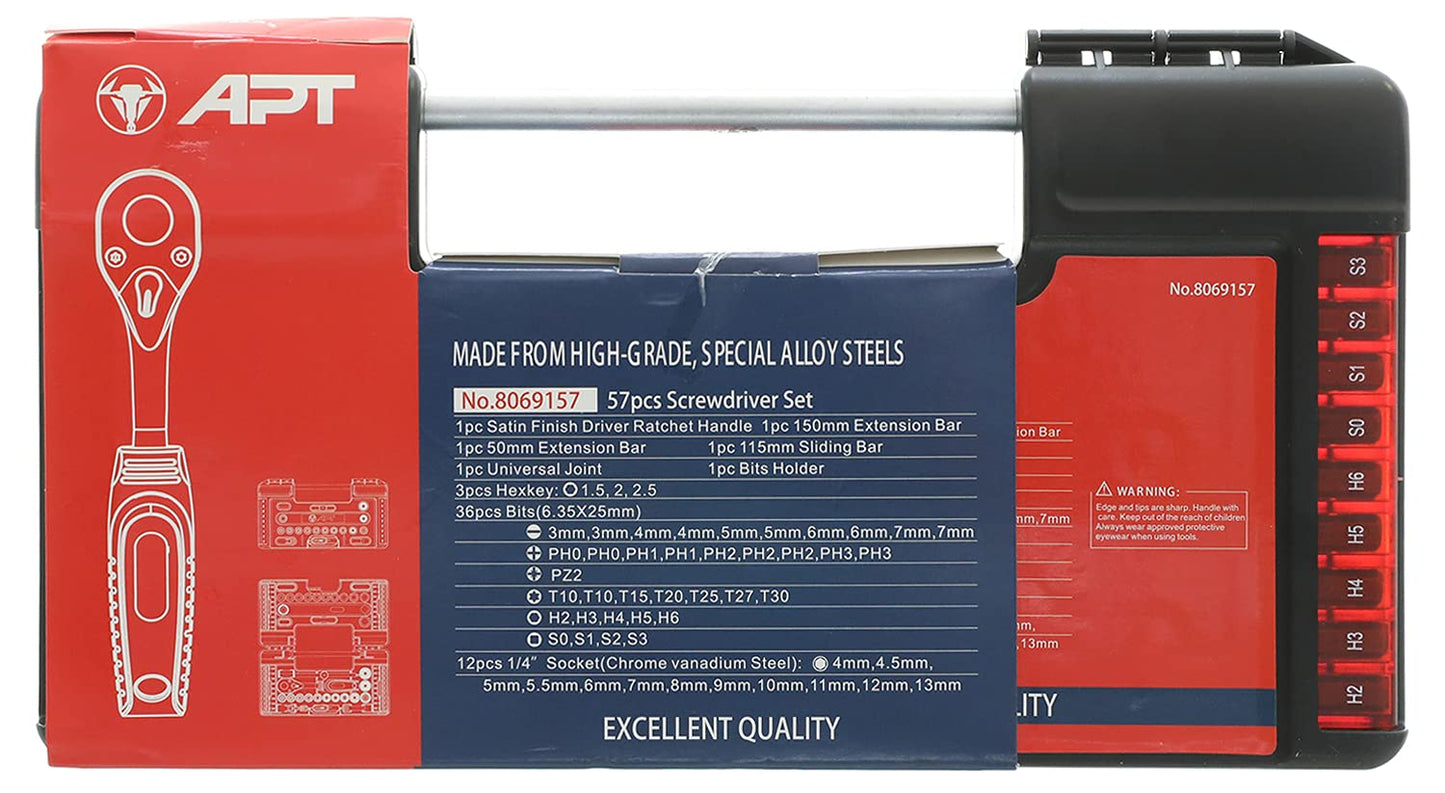 Apt screwdriver set 57 pieces