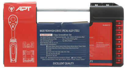 Apt screwdriver set 57 pieces