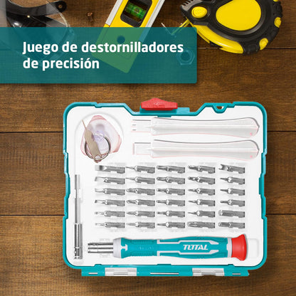 TOTAL 37PCS precision screwdriver set