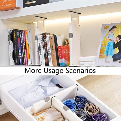 Other 3 PCS Adjustable Expandable Drawer Dividers Dream Drawer Organizer for Kitchen, Bathroom, Office Desks and Bedroom (Adjust from 27.5cm to 43.5cm) - White
