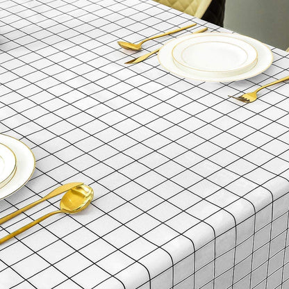 Year Waterproof PVC Rectangle Tablecloth - 54 x 72 inches (light green)