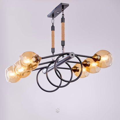 Nagafa Shop, Black 6 Piece Modern Pendant