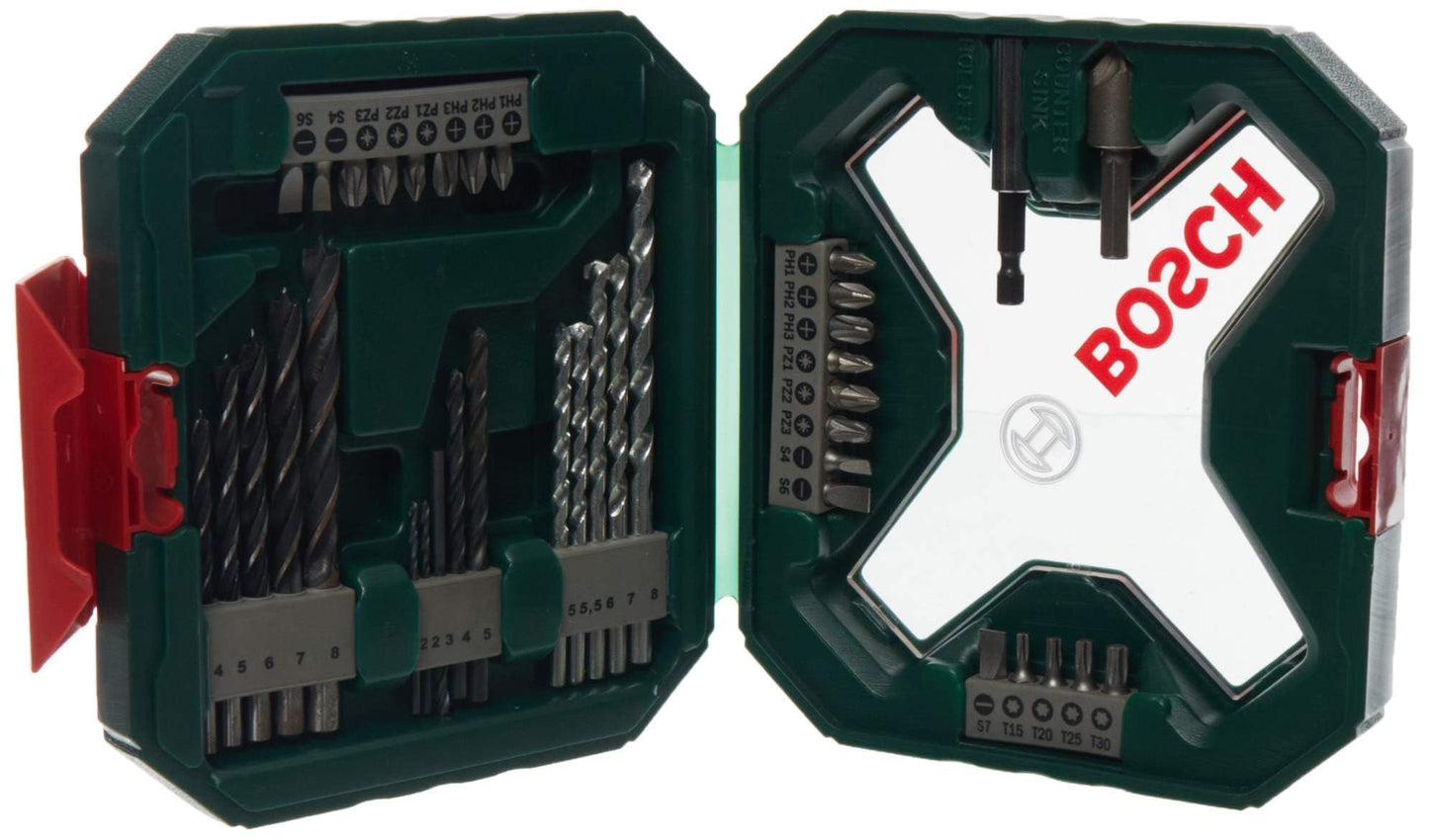 Bosch mixed screws and bits set - 38 pieces