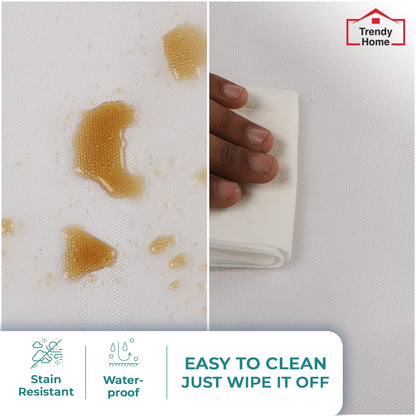 Senego by Trendy Home Anti-Slip Mat for Kitchen (45 cm x 5 m), Food Grade & Washable, Mat for Fridge, Shelves, Cupboards, EVA Shelf Liner Sheet for Drawers & Wardrobe (Diamond Texture, White)