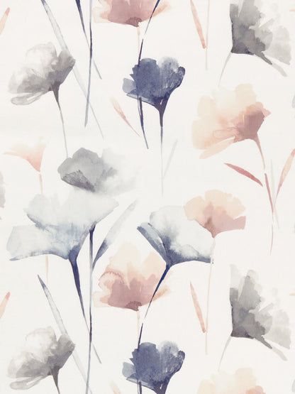 INtex Curtains Linen Velvet Sabia Curtains-Modern Multi Colour Sheer Design-Steel Grommets -1 Piece Multicolor 140W x 230L CM