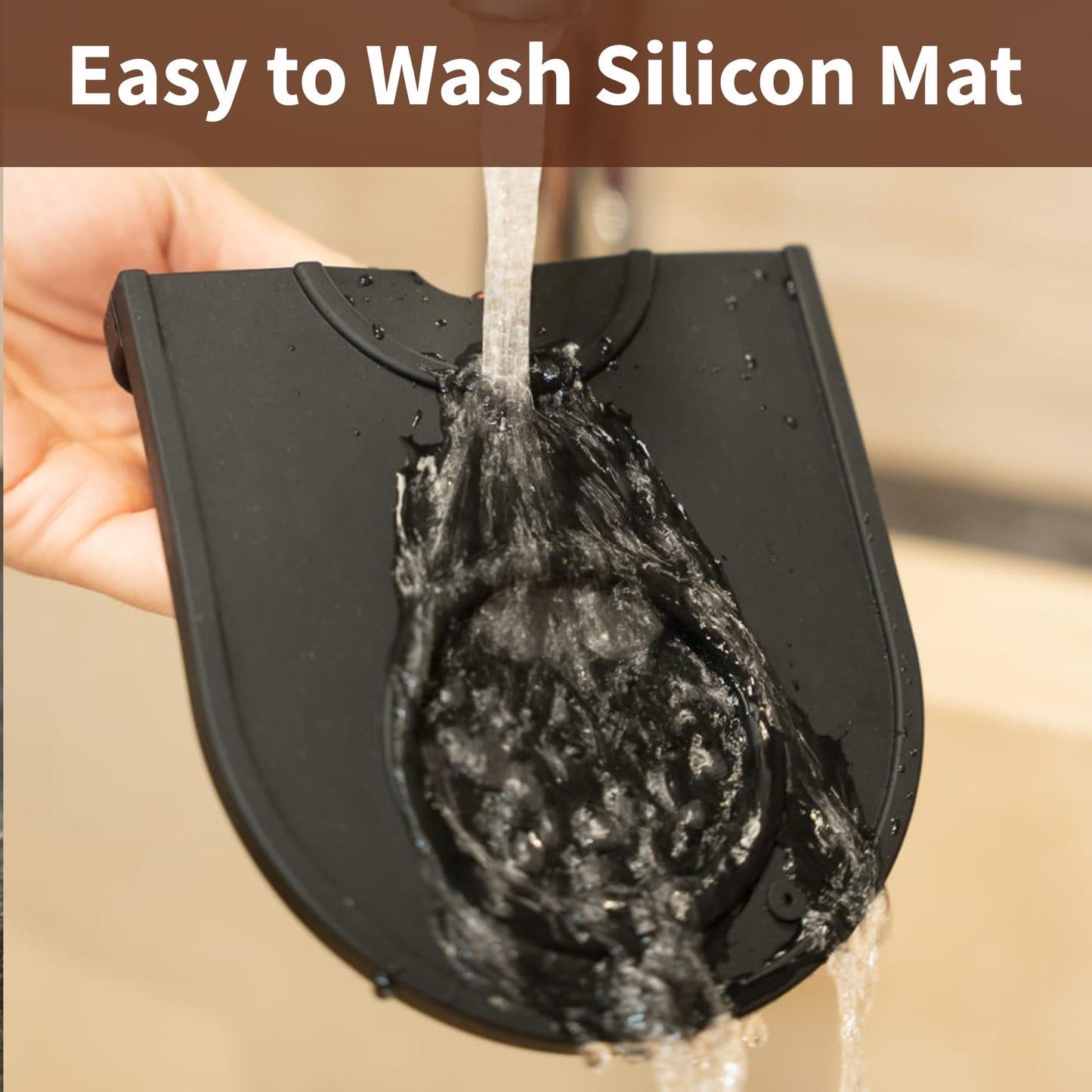 ZEPARO Coffee Tamper 51mm Espresso Coffee Press with SiliconTamper Mat, Stainless Steel Barista Espresso Machine Accessory, Espresso Tamper 51mm