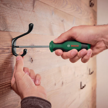 Bosch Screwdriver Set 8-Piece (8X High-Performance Screwdrivers for DIY; S2 Steel; Softgrip; Magnetic Tip)