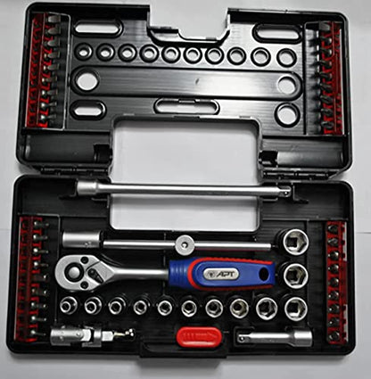 RATCHET SCREWDRIVER AND SOCKETS SET 57 pieces item 5538