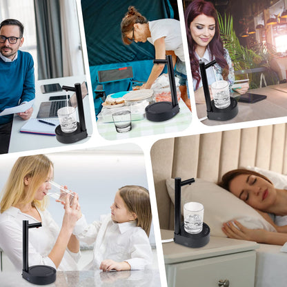 Water Dispenser Countertop, Smart Table Water Dispenser Water Pump Electric for 1 2 3 4 5-Gallon Bottle, Portable Electric Pump, Cold Water Dispenser, Bottles