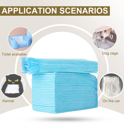 SKY-TOUCH Disposable Absorbent Quick Drying Leak-Proof Pee Pads for Potty Training for Pets, 45x60cm M - 50 Pieces