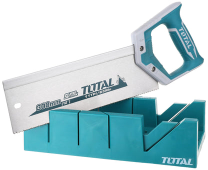 TOTAL Sawtooth Back COATCH Hand Box Plastic Case 12'' Model: TOTAL THTK591262