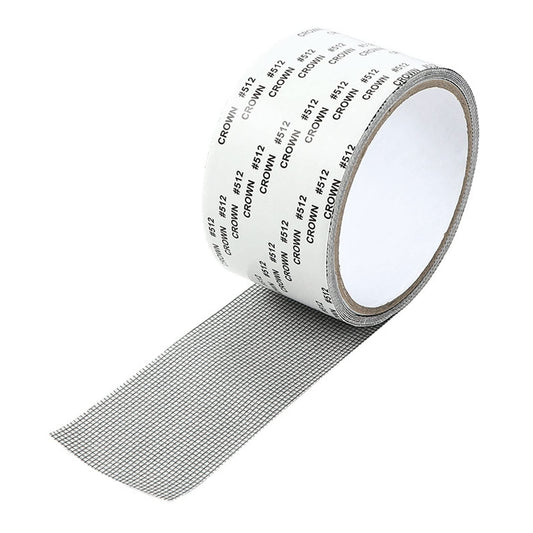 HOUI Window Screen Repair Kit Tape,Screen Repair Kit for Windows or Doors Adjustable Fiberglass Screens,Strong Adhesive Door Window Screen Repair Tape,2x80'' (1 Pack, Black)