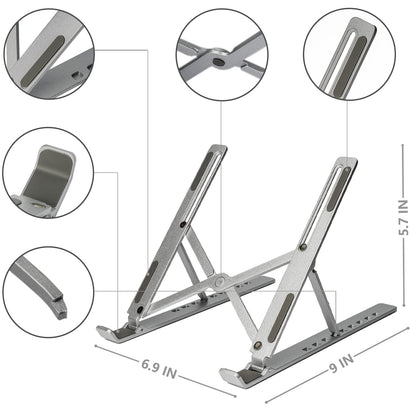 PHOCAR Portable laptop stand, phocar adjustable tablet notebook stand for ipad, macbook pro, laptop desk riser foldable notebook cooling stand for macbook, dell, asus, lenovo?