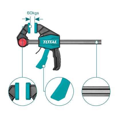 TOTAL QUICK BAR CLAMPS 12Inches THT1340602