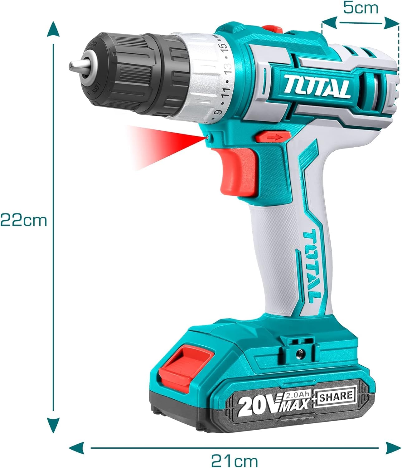 Total Chainsaw, Battery, Charger (20V)