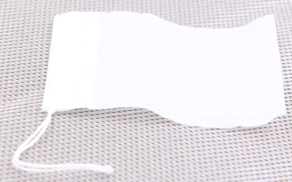 200 Tea Filter Bags - LeBeila Disposable Tea Infuser Drawstring Loose Leaf Teabags, 100% Natural And Unbleached Paper Empty Tea Bag Small String Mesh Pouch Filters For Teas Herbs (200 Pack, White)
