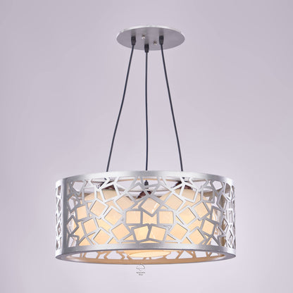 Nagafa Shop Modern silver mt chandelier chandelier 3 bulb wcs450