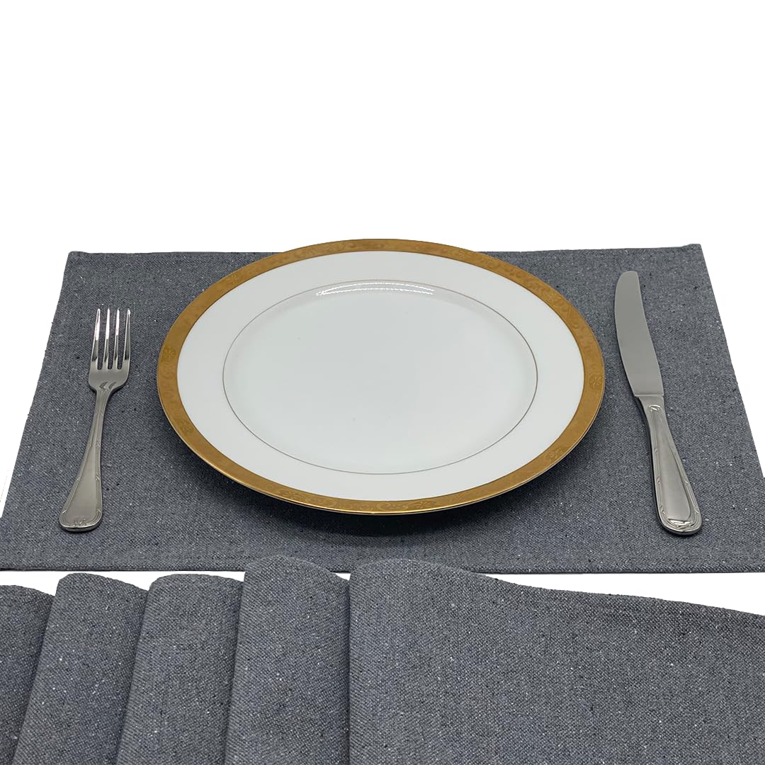 Cotton Placemats Set 6 Pieces of Placemats and Runner