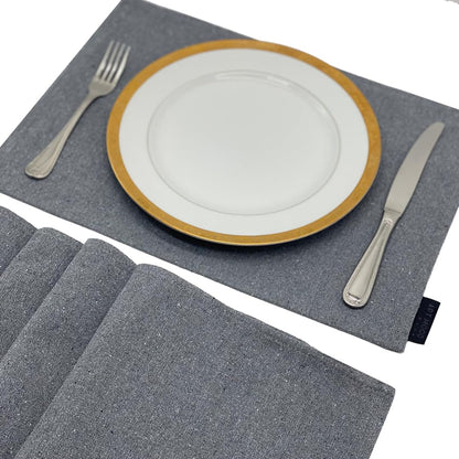 Cotton Placemats Set 6 Pieces of Placemats and Runner