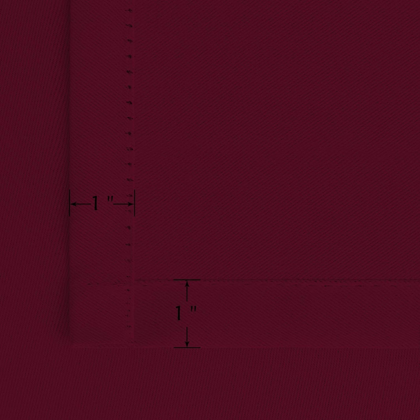 INtex CURTAINS HOUSE Luxury Blackout Curtains-Steel grommets-thermal Insulated fabric-for room Darkness (200W X 270L CM, Dark red)