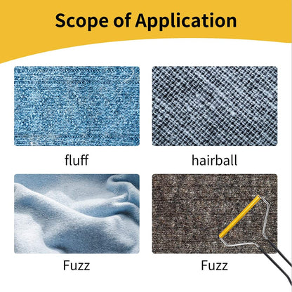 HE&DONG Lint shaver, fabric shaver fuzz remover, 2 pcs sweater comb, clothes shaver, portable removing lint dust, upgraded magnesium alloy shaver, reusable double sided travel brush
