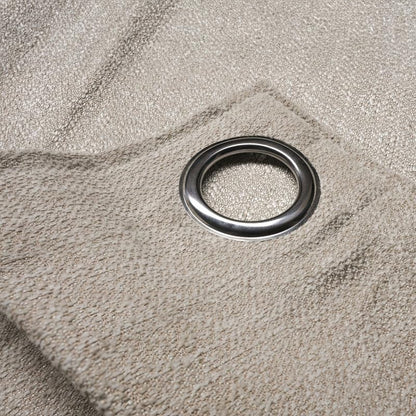 Natural Linen Curtains & Drapes with Steel Grommets, providing Semi-Sheer privacy and Light Filtering for Bedroom-Living Room. 2 Pieces