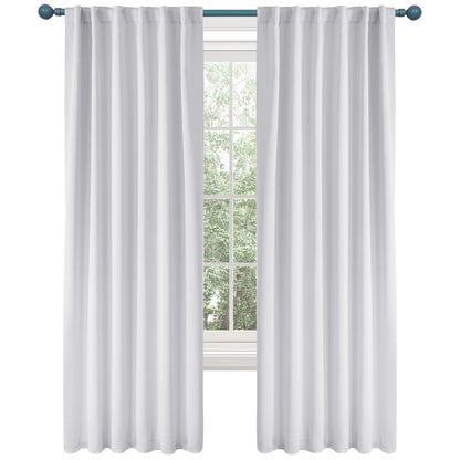 Elegant Blackout Curtains-Back Tap design-thermal Insulated fabric-for room Darkness - 1 Piece